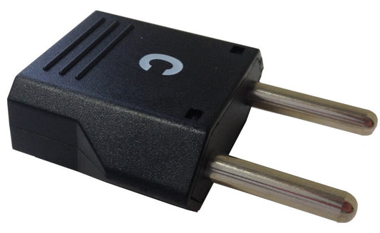 PLUG ADAPTOR 2-ROUND PIN PLUG, & 2-FLAT PIN RECEPTACLE, Price Per PCE, IMPA 792962, ISSA , KERGER NR. - EC Nr - Kloska2 385074 178524 , Origin CN, HS CODE 85366990