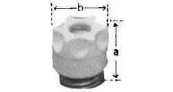 FUSE CAP FOR "D" FUSE, E-16 UP TO 25A, Price Per PCE, IMPA 793941, ISSA , KERGER NR. - EC Nr - Kloska2 828376 287184 , Origin CN, HS CODE 85361010