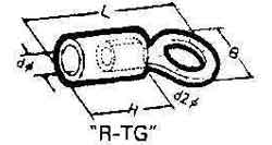 INSULATED RING TERMINAL BLUE M4, Price Per PCE, IMPA 794704, ISSA , KERGER NR. - EC Nr - Kloska2 , Origin CN, HS CODE 85444920