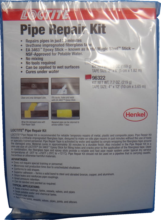 PIPE REPAIR TAPE 50 MM X 1,5 MTR FAST SEAL , Price per PIECE , Country Of Origin : CN , HS Code: 39191019 , Net Weight: 0.2 , IMPA - 812173 - 812344 - 812361 - 812362 - 812364 - 812451 - ISSA  - 7548201 - 7548202 - 7548203 - 7555330