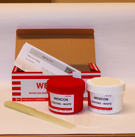 WENCON COATING WHITE 500 gram, Price for 1, IMPA 812337, ISSA 7555310, Weight 0.80Kg HS Code:  32089091 Origin:  DENMARK