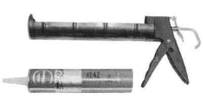 CAULKING GUN for cartridges 310cc, Price for 1, IMPA 812603, ISSA , Weight 0.46Kg HS Code:  82055980 Origin:  CHINA