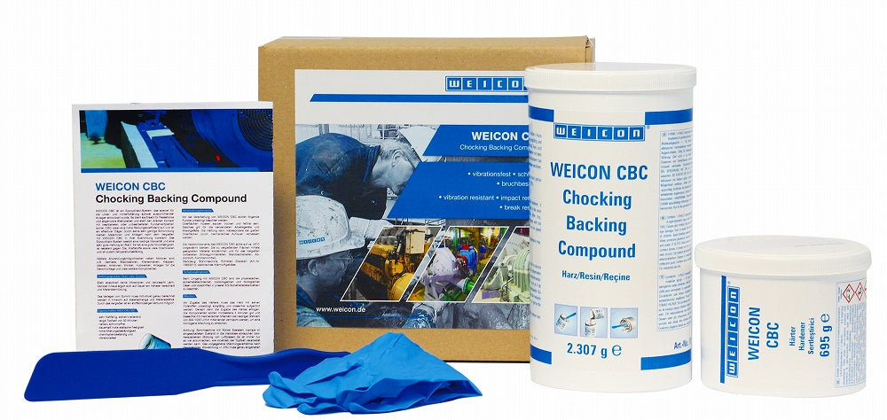 PLASTIC STEEL CHOCKING BACKING COMPOUND CBC 2 LTR WEICON , Price per PIECE , Country Of Origin : DE , HS Code: 39073000 , Net Weight: 3 , IMPA - 812955 - ISSA