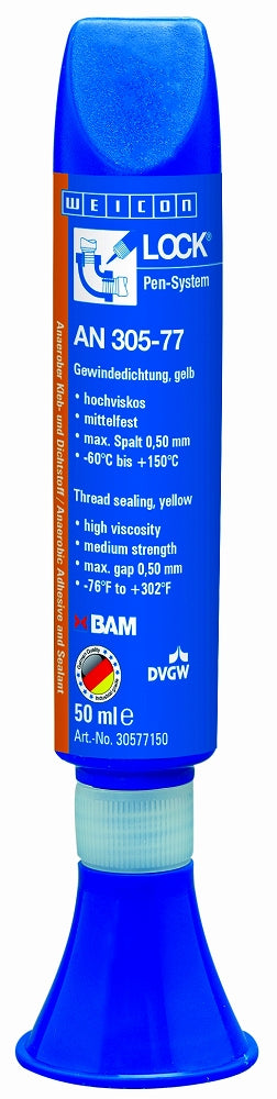 THREAD SEALANT GEN.PURPOSE bottle 50cc  LOCTITE 577, Price for 1, IMPA 815214, ISSA , Weight 0.05Kg HS Code:  35061000 Origin:  GERMANY