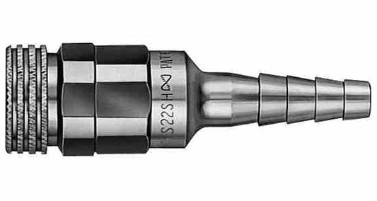 NITTO 22SH, Socket (1/4"), Quick-Connect Coupler for oxygen, Brass, IMPA 850363 , Price Per PCE, HS-Code 7419809099, Origin JP, IMPA 850363, Weight 0.058Kg, Nitto Kohki, Quality A